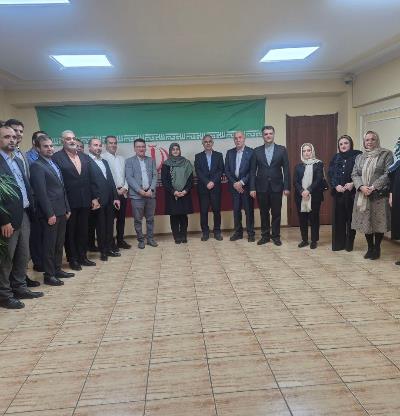 دیدار هیات تجاری اتاق بازرگانی، صنایع، معادن و کشاورزی تهران با سرکار خانم سونا احمدی، سرکنسول جمهوری اسلامی ایران در آلماتی