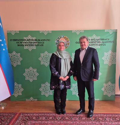 ملاقات سرکنسول جمهوری اسلامی ایران در آلماتی با سرکنسول جمهوری ازبکستان