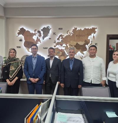 ملاقات هیات تجاری اتاق بازرگانی خراسان رضوی از مرکز حمل و نقل و لجستیک اوراسیا